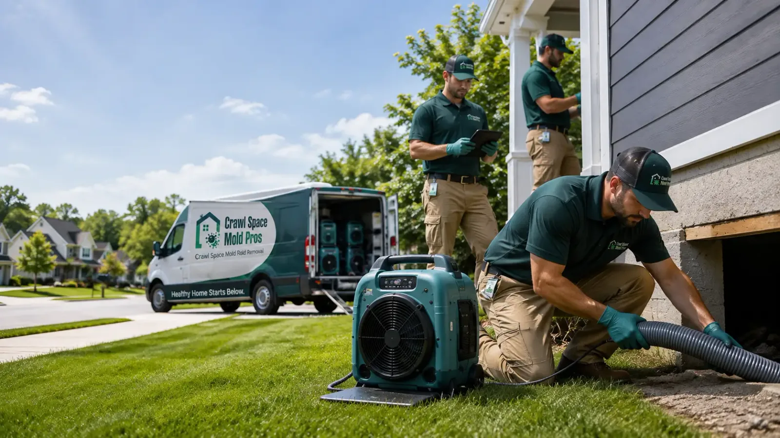 Crawl Space Mold Removal in Hackensack, MN